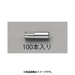 M 6x 25mm 雌ねじアンカー （ステンレス製/100本） EA945BV-6