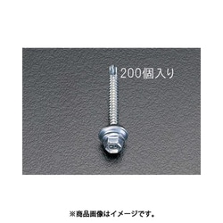 6x45mm 六角頭ピアスビス（シール付/200本） EA949EF-64