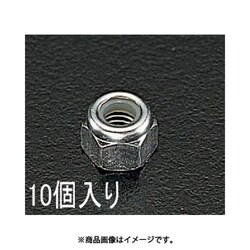 M18 【ゆるみ止】ナイロンナット（ユニクロメッキ/10個） EA949GN-18