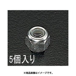 M20 【ゆるみ止】ナイロンナット（ユニクロメッキ/5個） EA949GN-20
