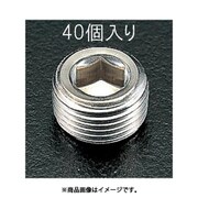 EA949GP-3 [R 3/8” テーパーねじプラグ（ステンレス製/40個）]