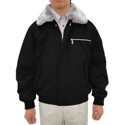 14901 [防寒ポリボアブルゾン ブラック 3L]