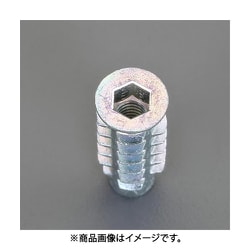 M 5x20mm 鬼目ナット（R）（Dタイプ/三価ホワイト/4個） EA949ST-52