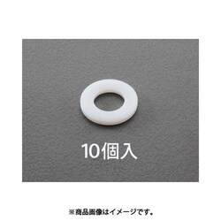 M27/28.0x50.0x4.0mm 平ワッシャー（ナイロン製/10枚） EA949ZA-271