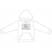 ポプテピピック ワクチン二回目完了 白パーカー ＸLサイズ [キャラクターグッズ]