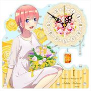 五等分の花嫁∬ アクリル置時計 白ドレス Ver. 中野一花 [キャラクターグッズ]