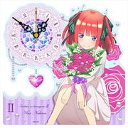 五等分の花嫁∬ アクリル置時計 白ドレス Ver. 中野二乃 [キャラクターグッズ]
