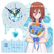 五等分の花嫁∬ アクリル置時計 白ドレス Ver. 中野三玖 [キャラクターグッズ]