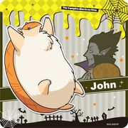 吸血鬼すぐ死ぬ ラバーマットコースター ジョン [キャラクターグッズ]