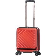 スーツケース LCC対応＆コインロッカー収納可能 旅行日数目安：1～2泊 22L TSAロック搭載 機内持ち込み可 ALI-8000-14 レッド