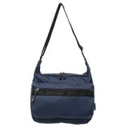 22439830 [OUTDOOR PRODUCTS ロゴテープ マルチポケット ショルダーバッグ 大容量 ななめ掛け 肩掛け NAVY-2]
