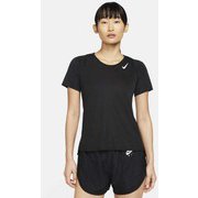 WS DF レース S/S トップ DD5928 ブラック 010 Mサイズ [ランニングウェア シャツ レディース]