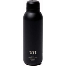 エム ステンレス ボトル ”m” STAINLESS BOTTLE MKI3200020 BLACK [アウトドア 水筒 ボトル 500ml]
