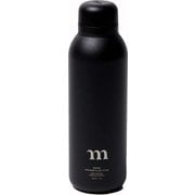 エム ステンレス ボトル ”m” STAINLESS BOTTLE MKI3200020 BLACK [アウトドア 水筒 ボトル 500ml]