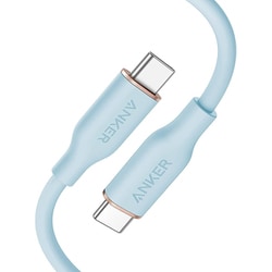 Anker PowerLine III Flow USB-C ＆ USB-C ケーブル （1.8m アイスブルー） A8553031