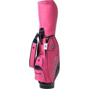 QQCTJJ01 PK F [軽量アートロゴグラフィックキャディバッグ 3.0kg/8.5型/5分割/46インチ対応 レディース ピンク]