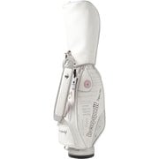 QQCTJJ01 WH F [軽量アートロゴグラフィックキャディバッグ 3.0kg/8.5型/5分割/46インチ対応 レディース ホワイト]