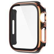 AW-GLGPC40-BK [Apple Watch 40mm用 ガラス一体型カバー ゴールドライン ブラック]
