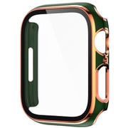 AW-GLGPC40-GR [Apple Watch 40mm用 ガラス一体型カバー ゴールドライン グリーン]