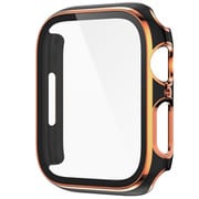AW-GLGPC41-BK [Apple Watch 41mm用 ガラス一体型カバー ゴールドライン ブラック]