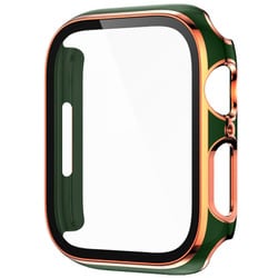 AW-GLGPC41-GR [Apple Watch 41mm用 ガラス一体型カバー ゴールドライン グリーン]