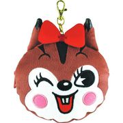 クッピーラムネ ぬいぐるみパスケース お菓子シリーズ リス [キャラクターグッズ]