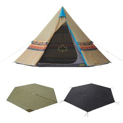 ロゴスLOGOSナバホ　キャンプ テント タープセット