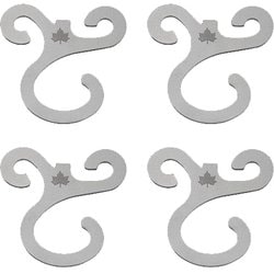 ロープたこフック（4pcs） 71909010 [アウトドア テント 自在金具]