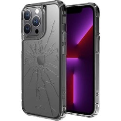 AT-ADM-AIR-E-Shattered-2021-13P [LINKASE AIR E-collection / shattered（ひび割れ） ゴリラガラスiPhoneケース for iPhone 13Pro]