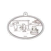 あらいぐまラスカル アクリルキーホルダー 鳥獣戯画 Ver.1 [キャラクターグッズ]