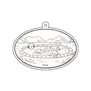 あらいぐまラスカル アクリルキーホルダー 鳥獣戯画 Ver.4 [キャラクターグッズ]