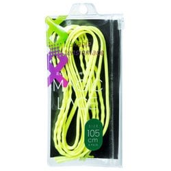 マジックレース M105-EY エレクトリックイエロー 105cm 2本入り [シューズアクセサリ シューレース]