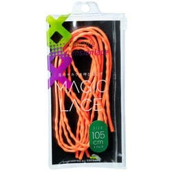 マジックレース M105-PO パッションオレンジ 105cm 2本入り [シューズアクセサリ シューレース]