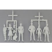 P-32A 1/32 未塗装人物模型（立）6体入 [未塗装プラスチックモデル]