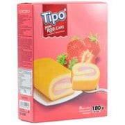 ミニロールケーキ ストロベリークリーム 小袋9つ入り 180g