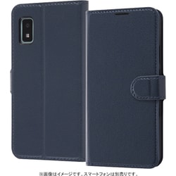 RT-AQWIELC1/DN [AQUOS wish用 耐衝撃 手帳型ケース シンプル マグネット ダークネイビー]