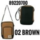89220700 02 BROWN OS [ショルダーバッグ 並行輸入品]