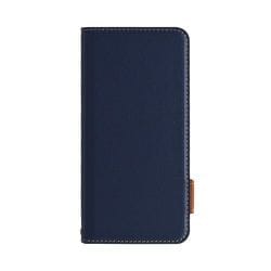 6740AQOWBO [AQUOS wish用 手帳型ケース 薄型 スタンド機能 サイドマグネット NV×BR]