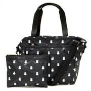 3801/G824 [LeSportsac×DICK BRUNA 3801 ショルダー付きトート MIFFY AND Dan BLACK 並行輸入品]