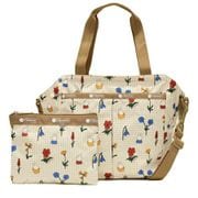 3801/G825 [LeSportsac×DICK BRUNA 3801 ショルダー付きトート MIFFY AND FLOWERS 並行輸入品]