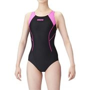 サークルバック(ひっかけフィットパッド) LAR-1201W (BKPK)ブラック×ブラック×ピンクＦ Sサイズ [水着 レディース]