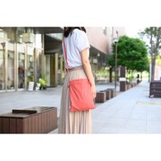 ST-004 PK [3way巾着ポーチ ピンク]