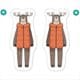 ゆるキャン△ SEASON2 カリブーくん ぎゅっとできるダイカット抱き枕 [キャラクターグッズ]