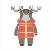 ゆるキャン△ SEASON2 間合いカリブーくんピンズ [キャラクターグッズ]