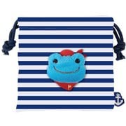 かえるのピクルス パイレーツシリーズ ボアフェイス巾着 そら [キャラクターグッズ]