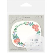 付せん紙 透ける リース柄 19079006