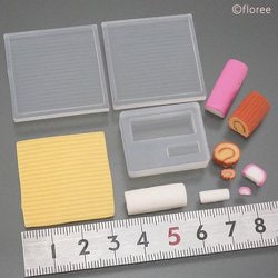 C-792 おせちシリーズ シリコーン製抜き型 伊達巻＆蒲鉾 （1本タイプ） [シリコーン製型抜き]