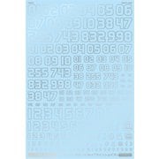 GM-246 1/100 グッドマークデカール シリーズ GM ナンバーデカール No.4 ラインシェイプ シルバー [プラモデル用パーツ]