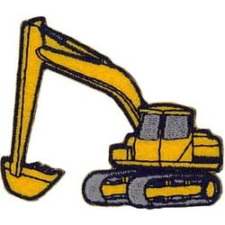 MOW717 [ワッペン ショベルカー]