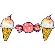 MOW779 [連続ワッペン アイスクリーム]